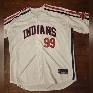 Cleveland Indians Guardians Ricky Vaughn Jersey Mens Sz 4XL